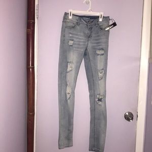 Teen high rise sling jeans, size 0